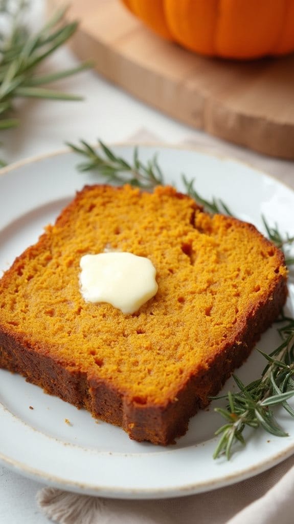 delicious autumn pumpkin loaf