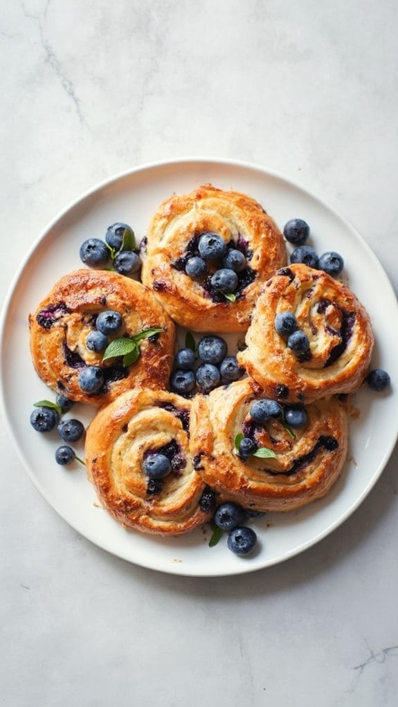 delicious blueberry cheesecake bites