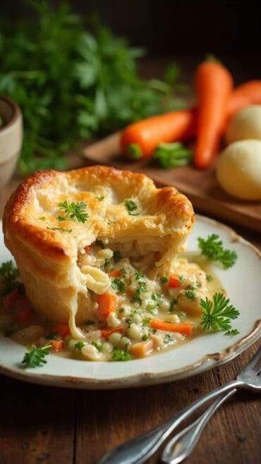 delicious chicken pot pie