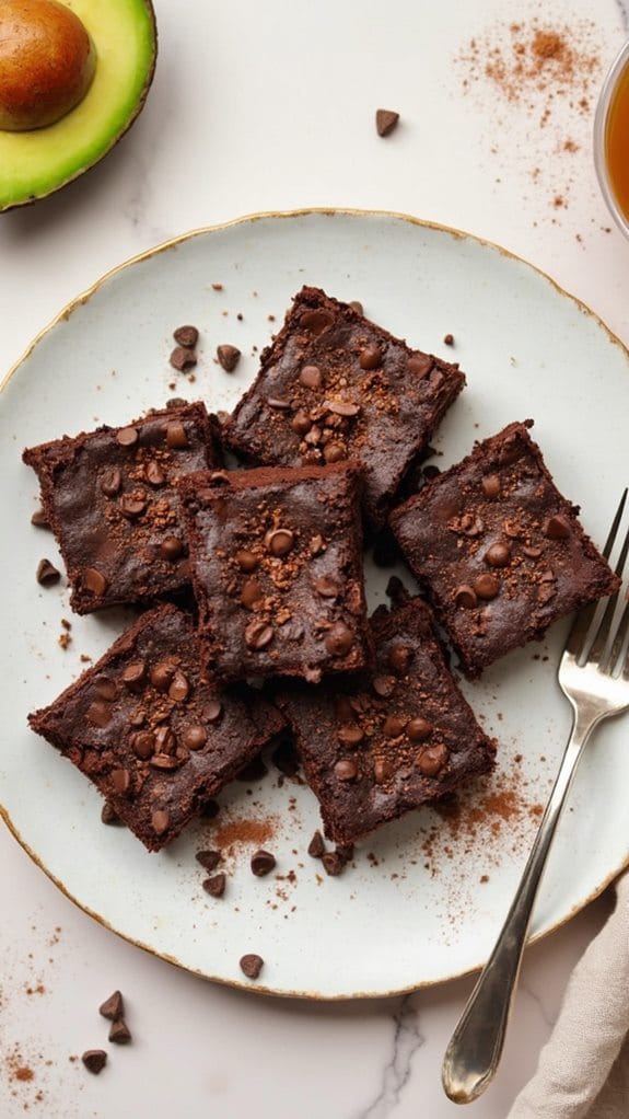 delicious chocolate avocado dessert