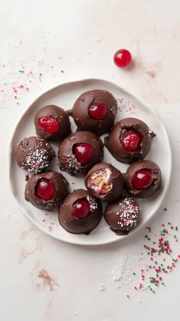 delicious chocolate cherry treats