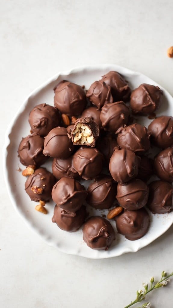 delicious chocolate covered snacks