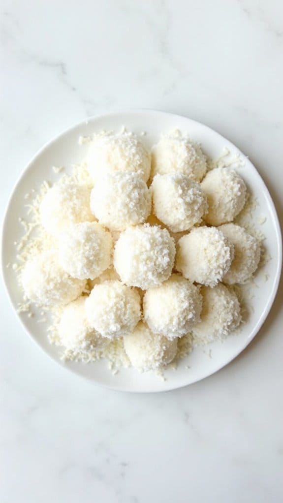 delicious coconut dessert bites