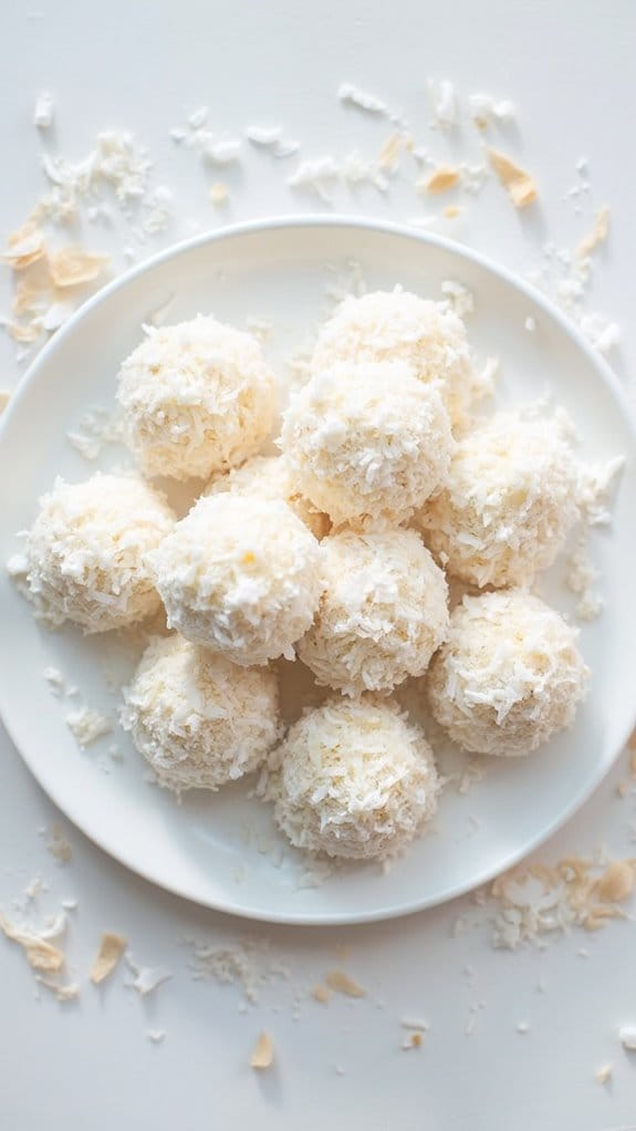 delicious coconut dessert bites