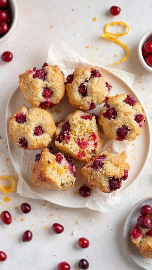 delicious cranberry muffins recipe