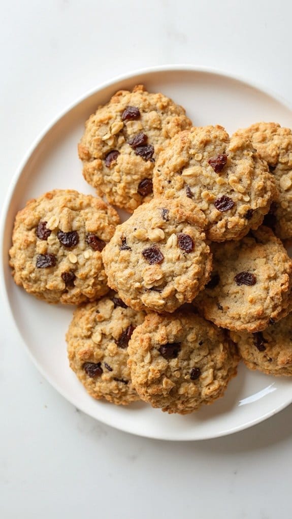 delicious oatmeal raisin cookies