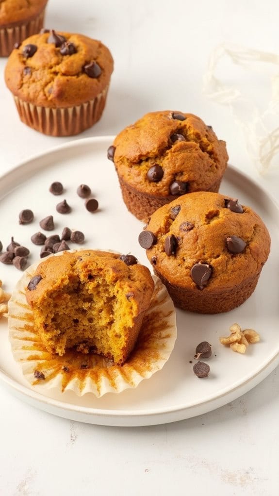 delicious pumpkin bread muffins