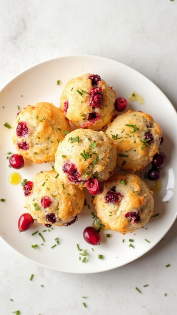 delicious savory cranberry treats