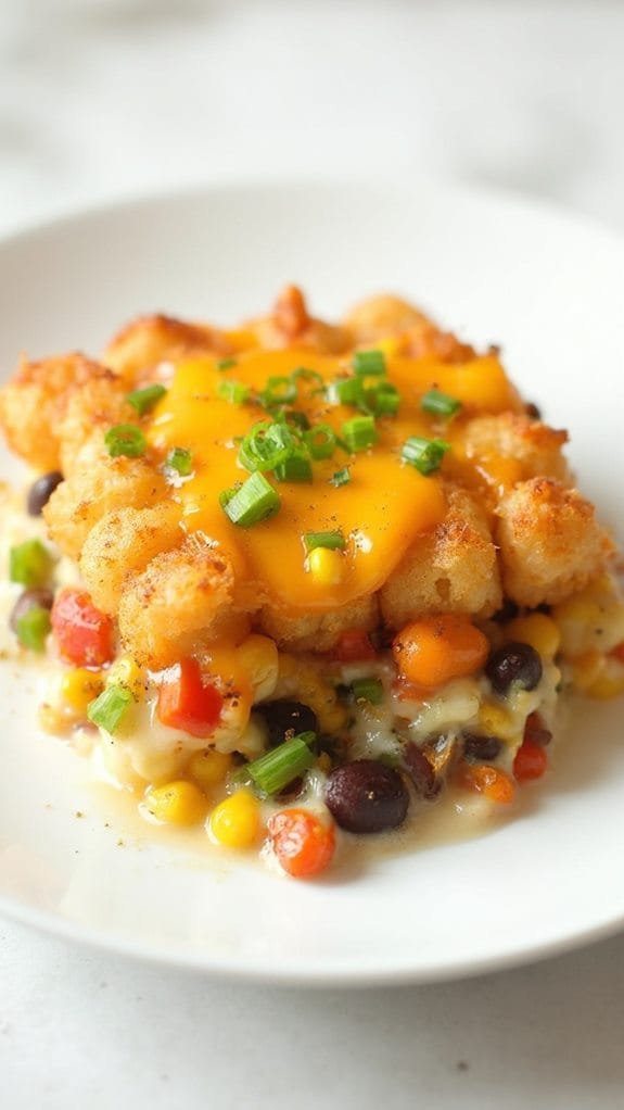 delicious vegetarian tater tots