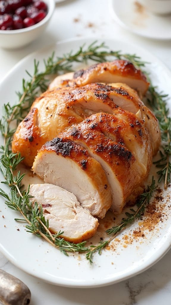 deliciously seasoned turkey breast