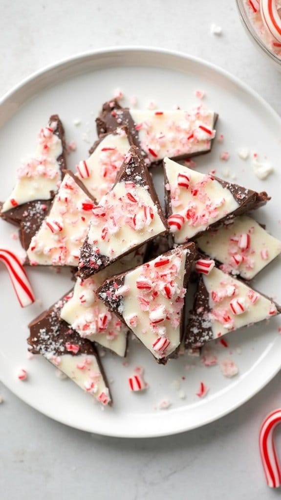 festive chocolate mint treats