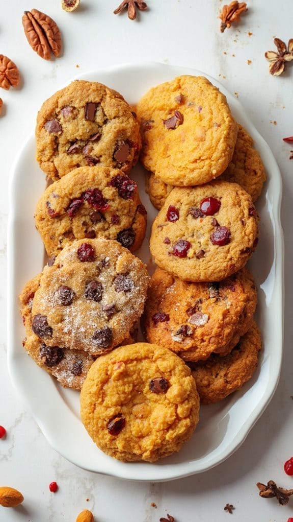 festive holiday cookie assortment