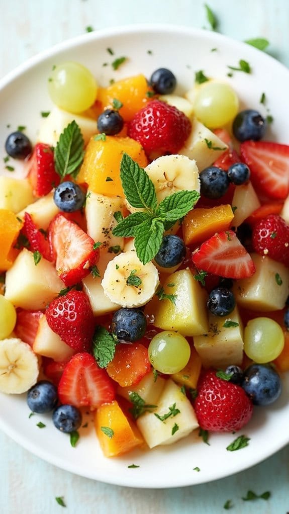 festive seasonal fruit medley