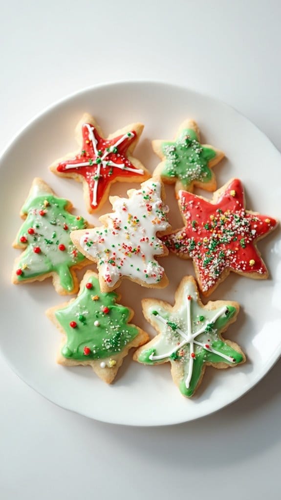 festively iced sugar treats