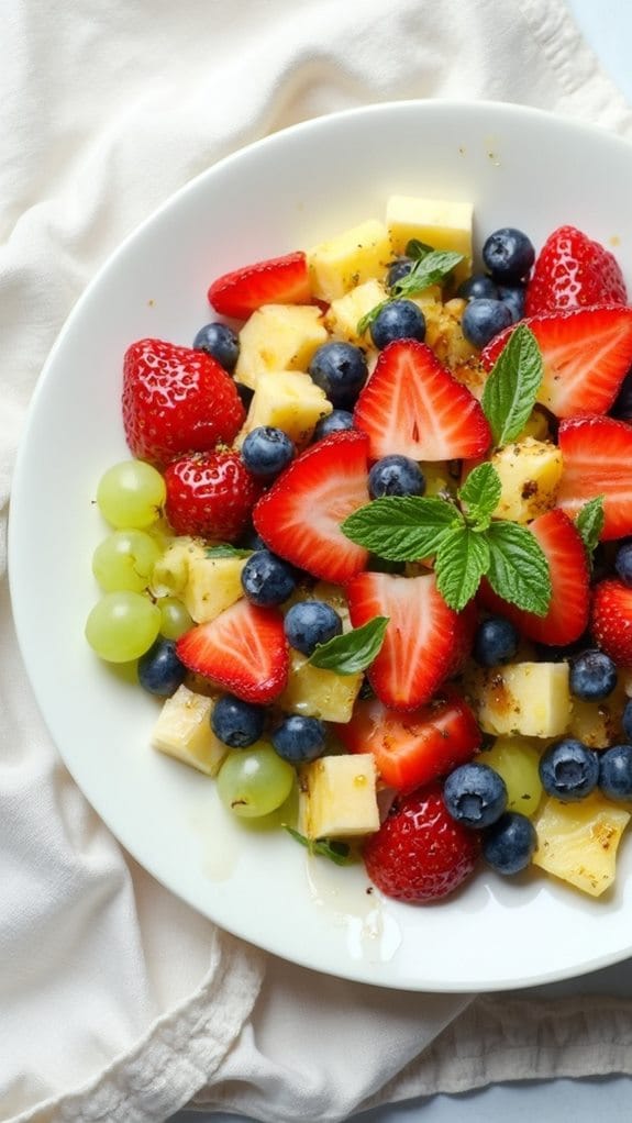 fresh colorful healthy mix