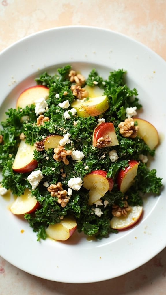 fresh kale apple salad