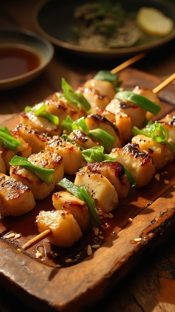 grilled chicken skewers