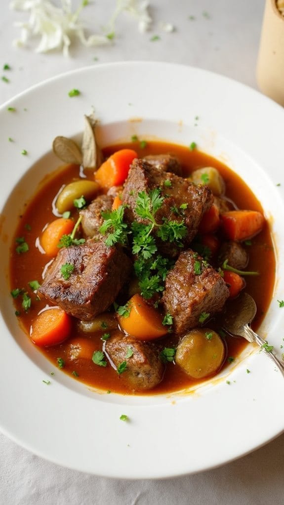 hearty comforting oxtail dish