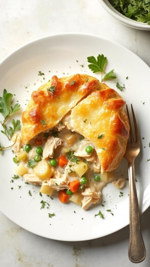 herbed chicken pot pie