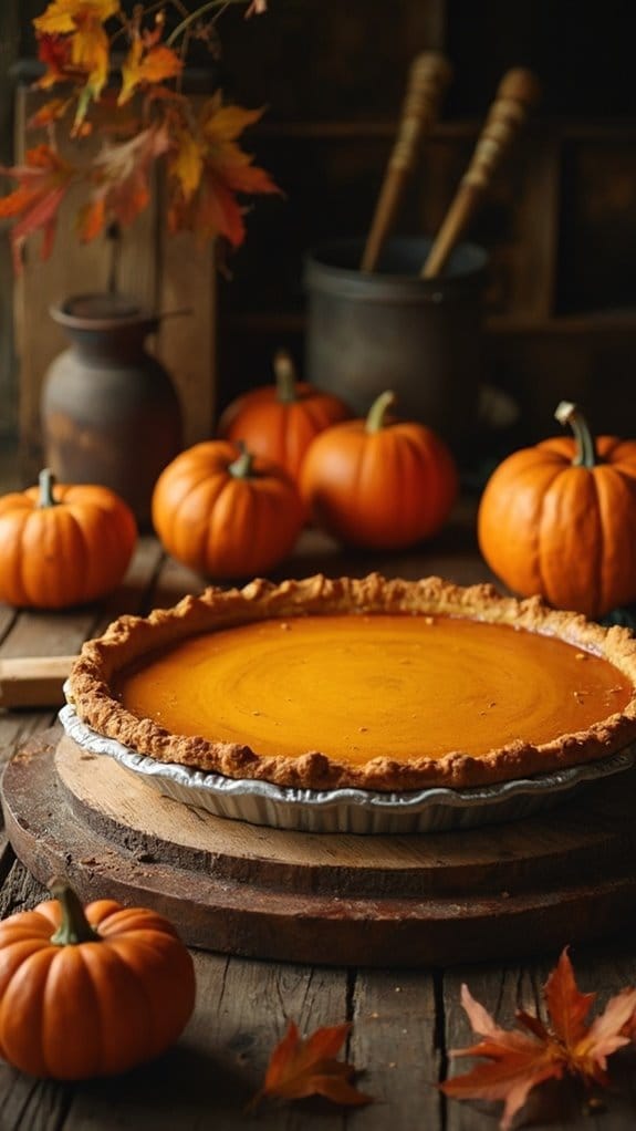 history of pumpkin pie