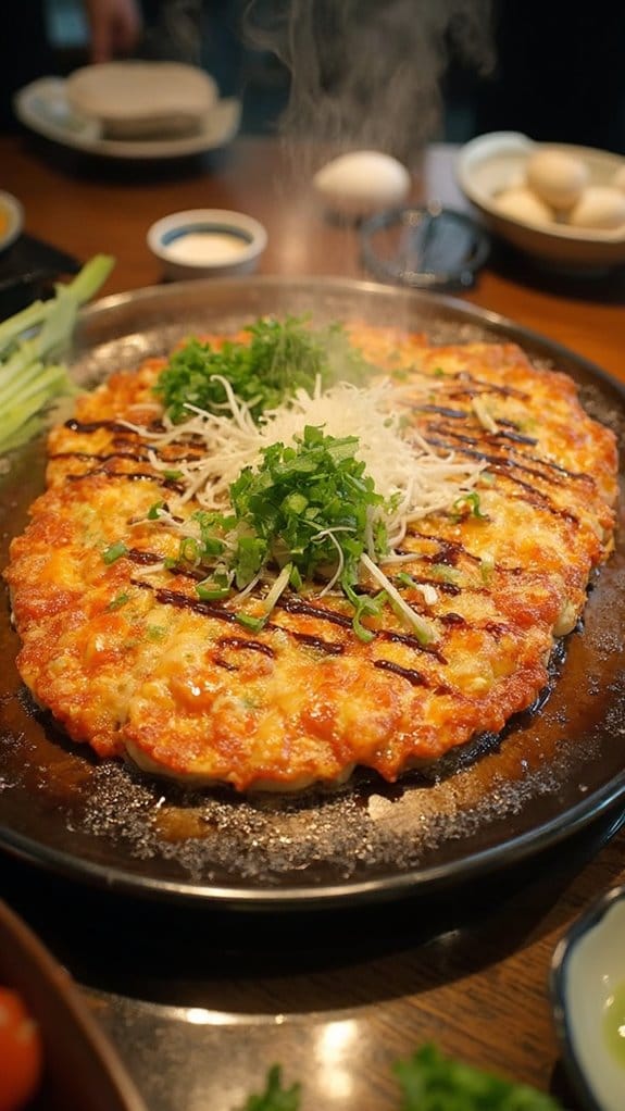 japanese savory pancake dish