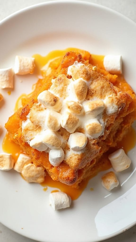 marshmallow topped sweet potato casserole