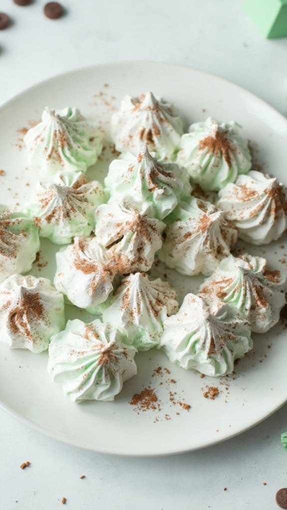 minty chocolate whipped delights