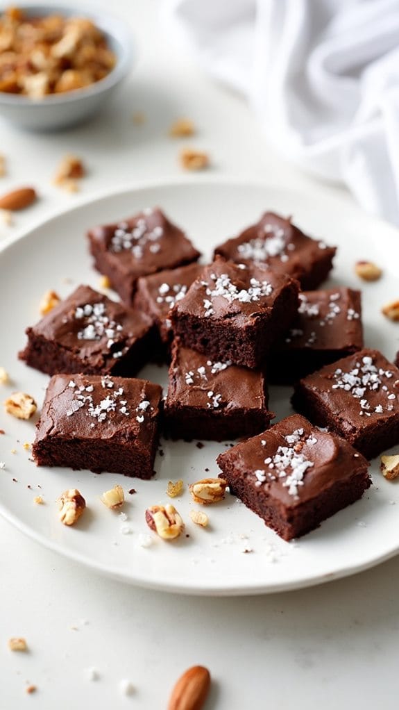 nutty brownie sourdough bites