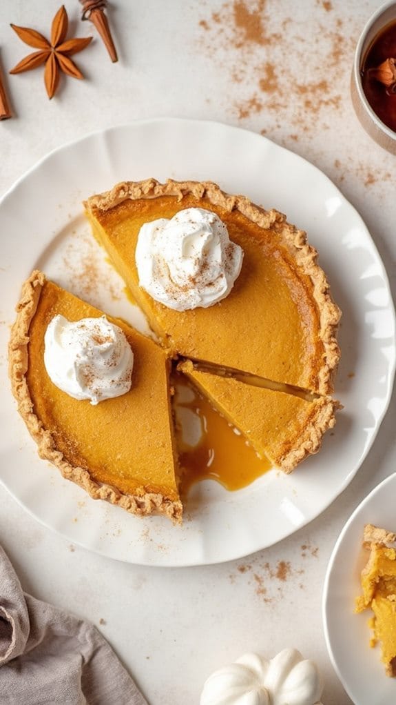 plant based pumpkin dessert