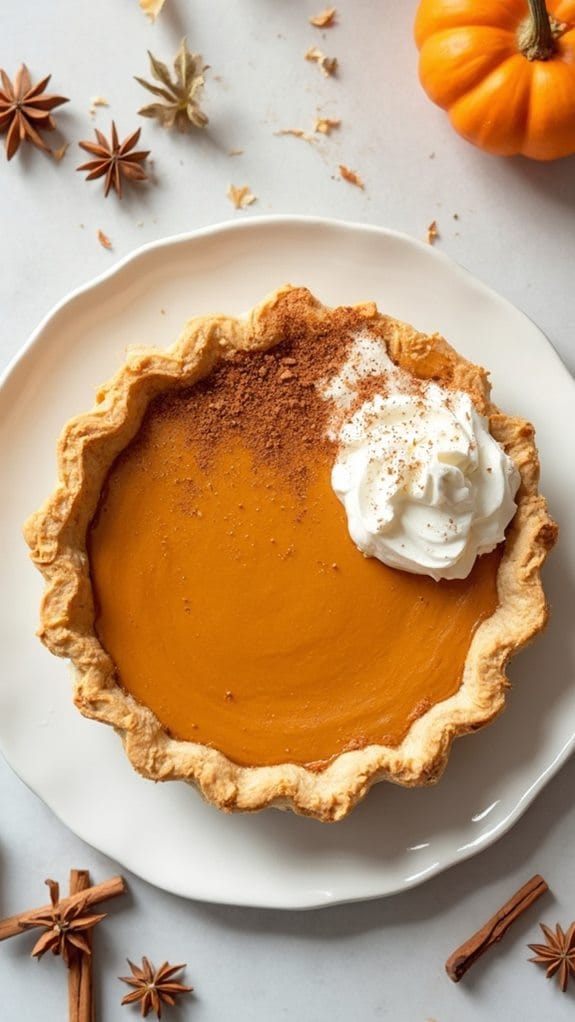 plant based pumpkin dessert