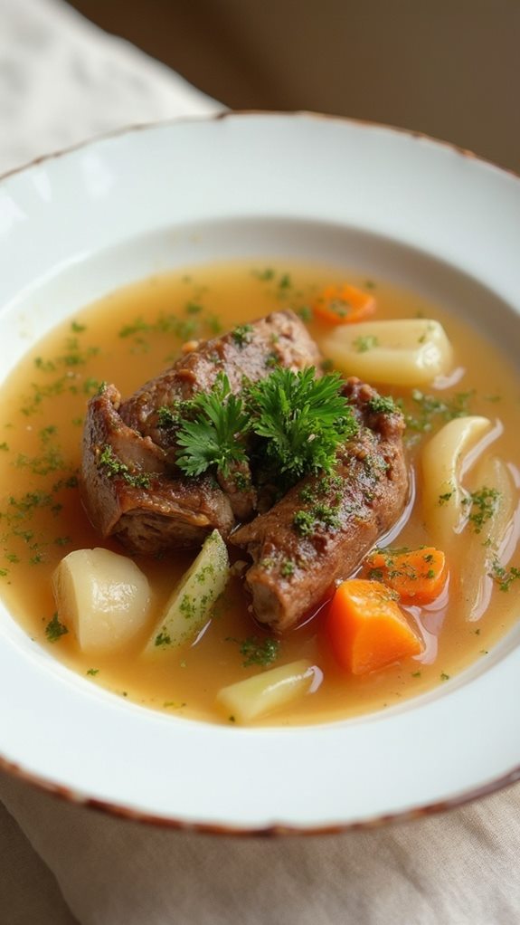 rich flavorful oxtail broth