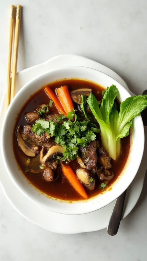 savory asian oxtail broth