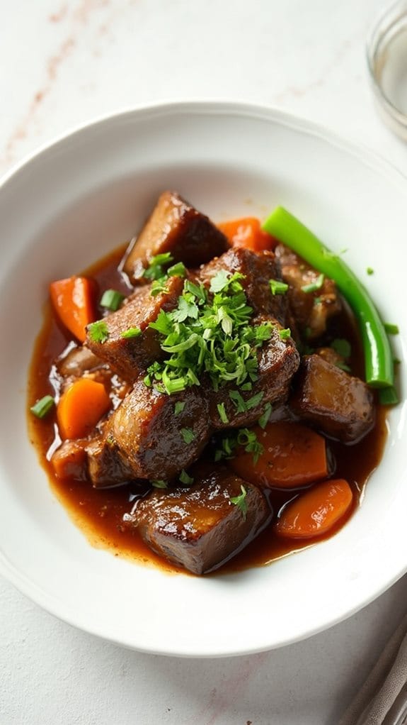 savory asian oxtail delight