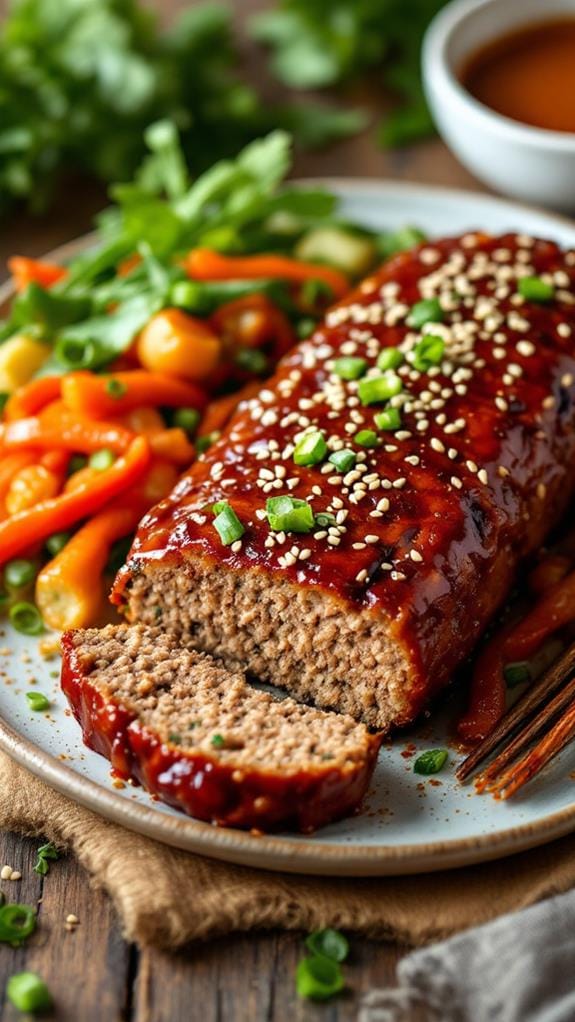 savory asian style meatloaf recipe