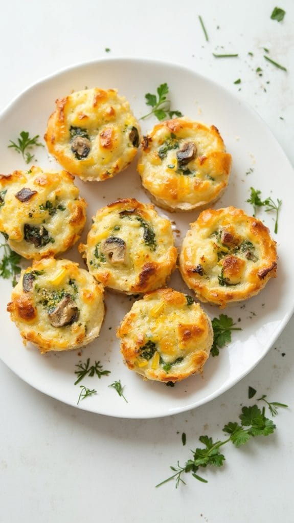 savory baked egg pastry