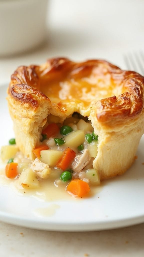 savory chicken vegetable pie