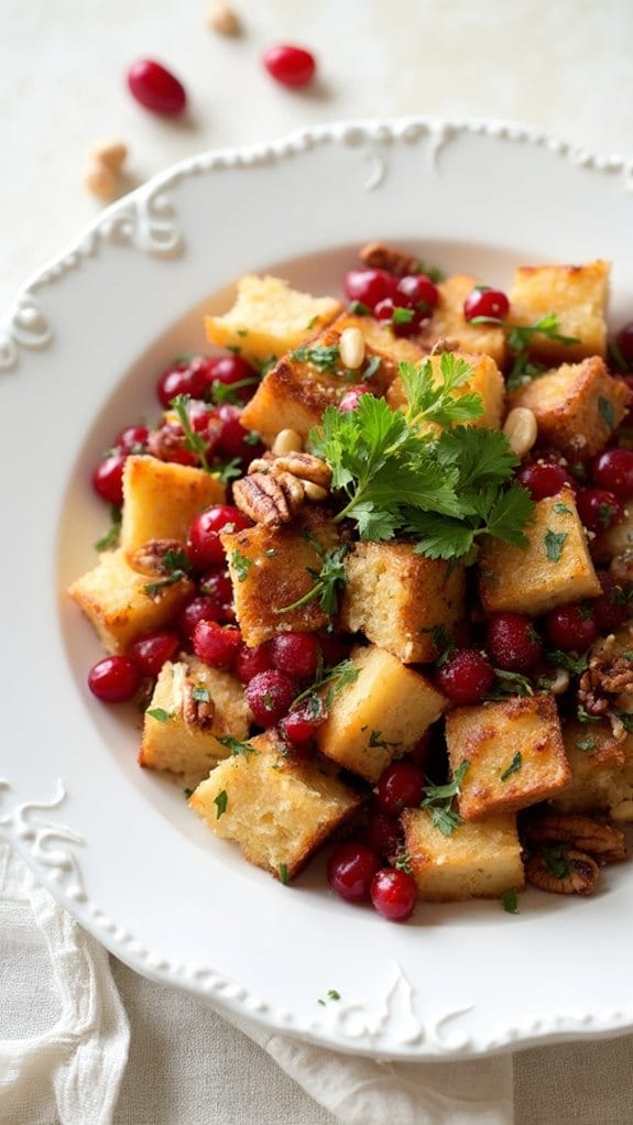 savory cranberry pecan dish