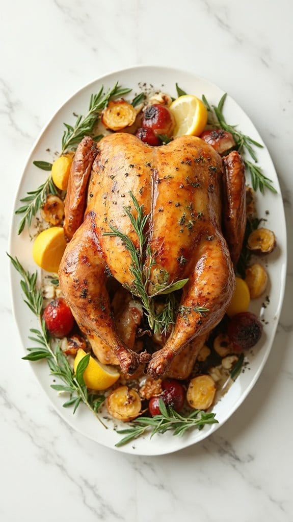 savory herb infused turkey