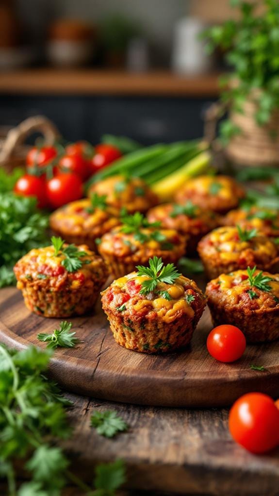 savory individual meatloaf servings