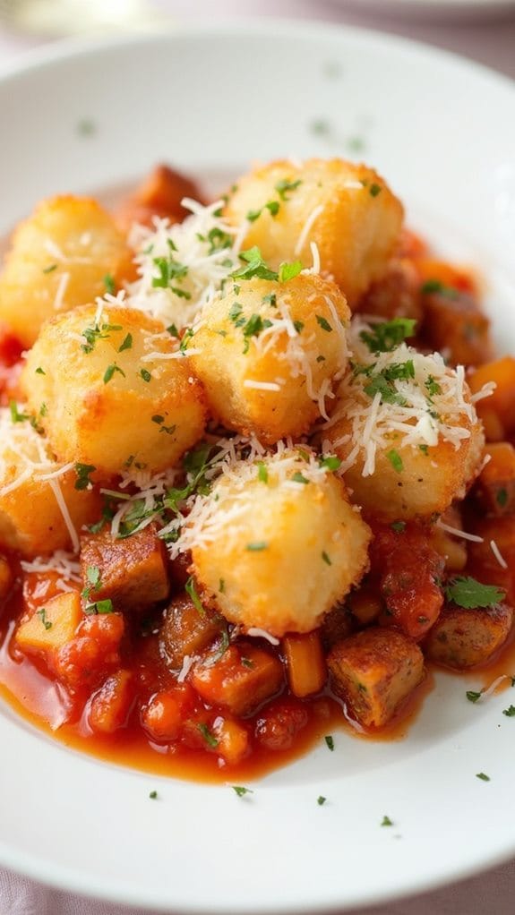 savory italian tater tot bake