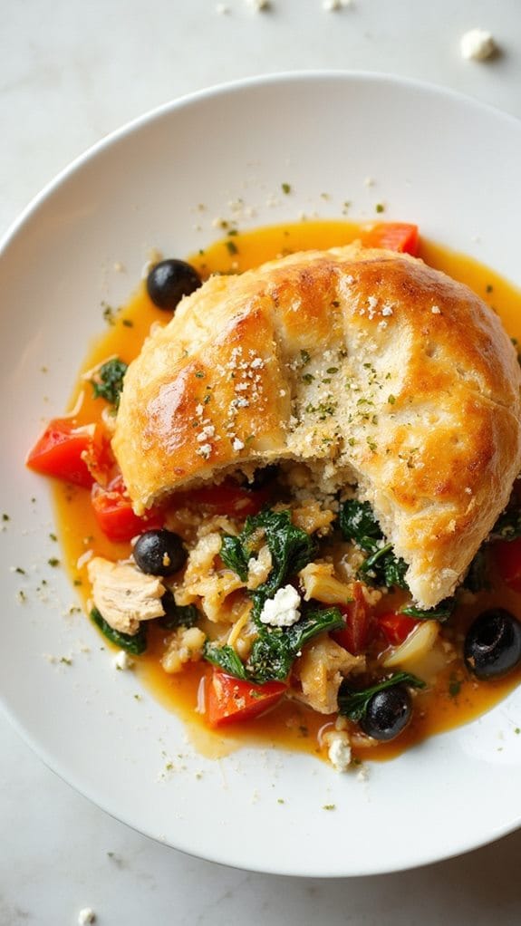 savory mediterranean chicken dish