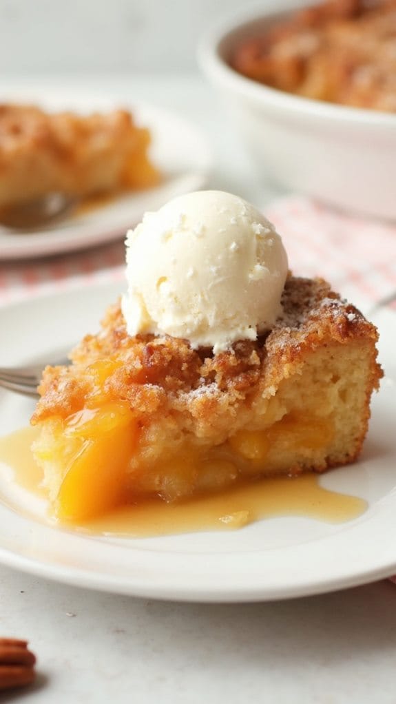 simple peach dessert recipe