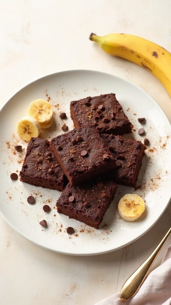 spiced banana brownies recipe