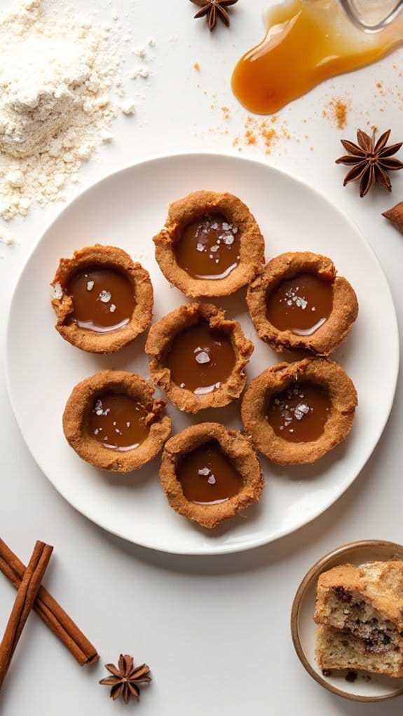 spiced caramel filled treats