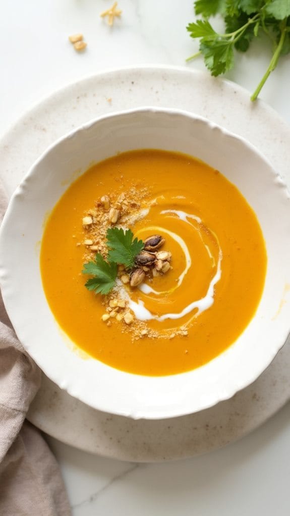 spiced pumpkin soup delight