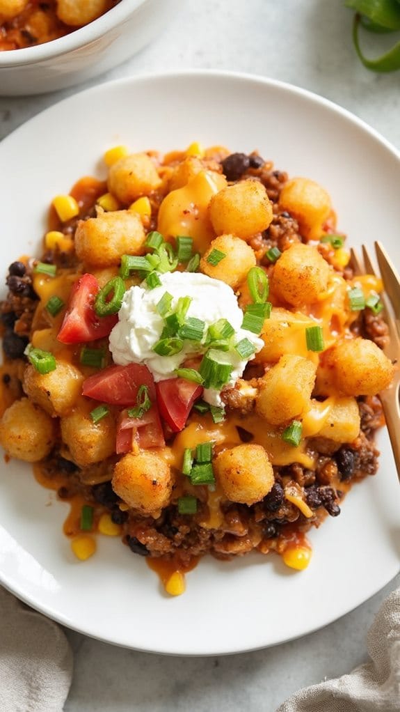 spicy taco tater tot