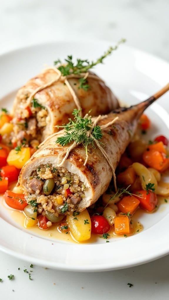 stuffed pheasant breasts recipe