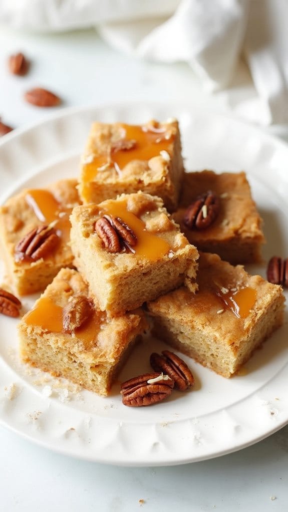 sweet nutty dessert bars