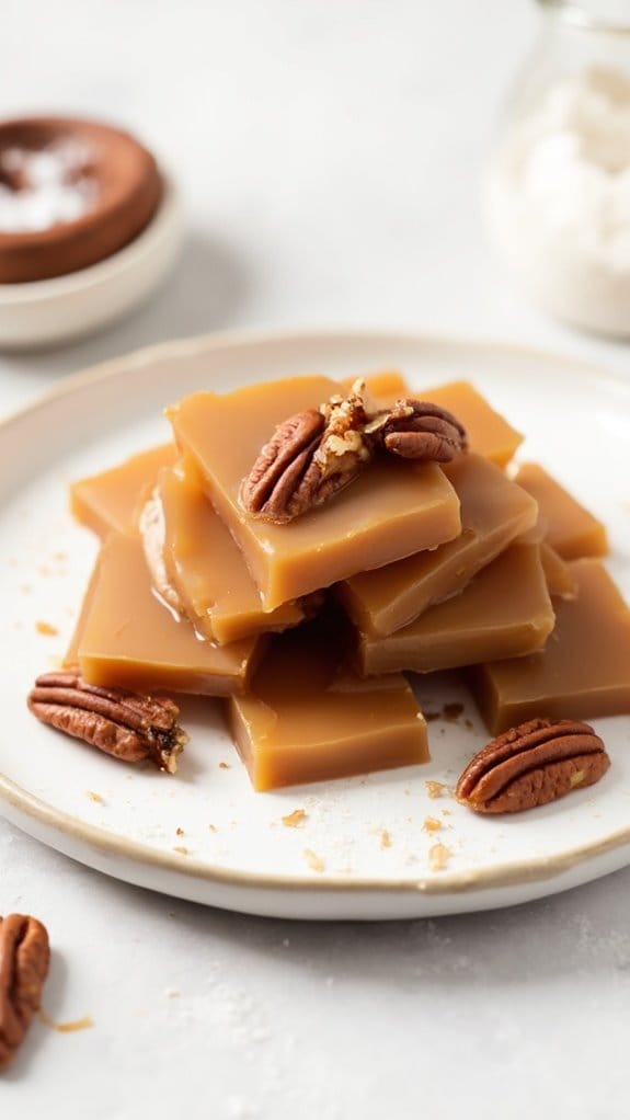 sweet pecan caramel treats