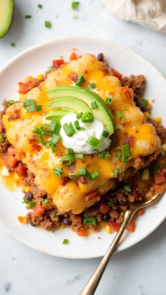 taco tater tot casserole